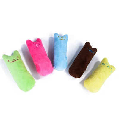Catnip Plush Cat Toys for Chewing & Play | Interactive Kitten Toys
