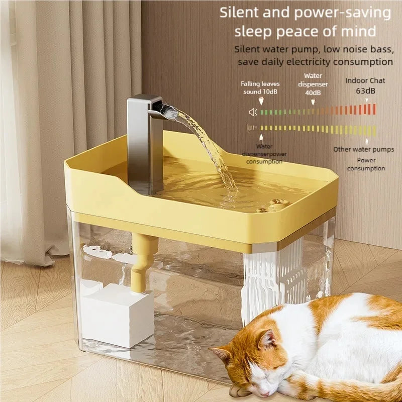 utomatic Cat Water Dispenser Fountain