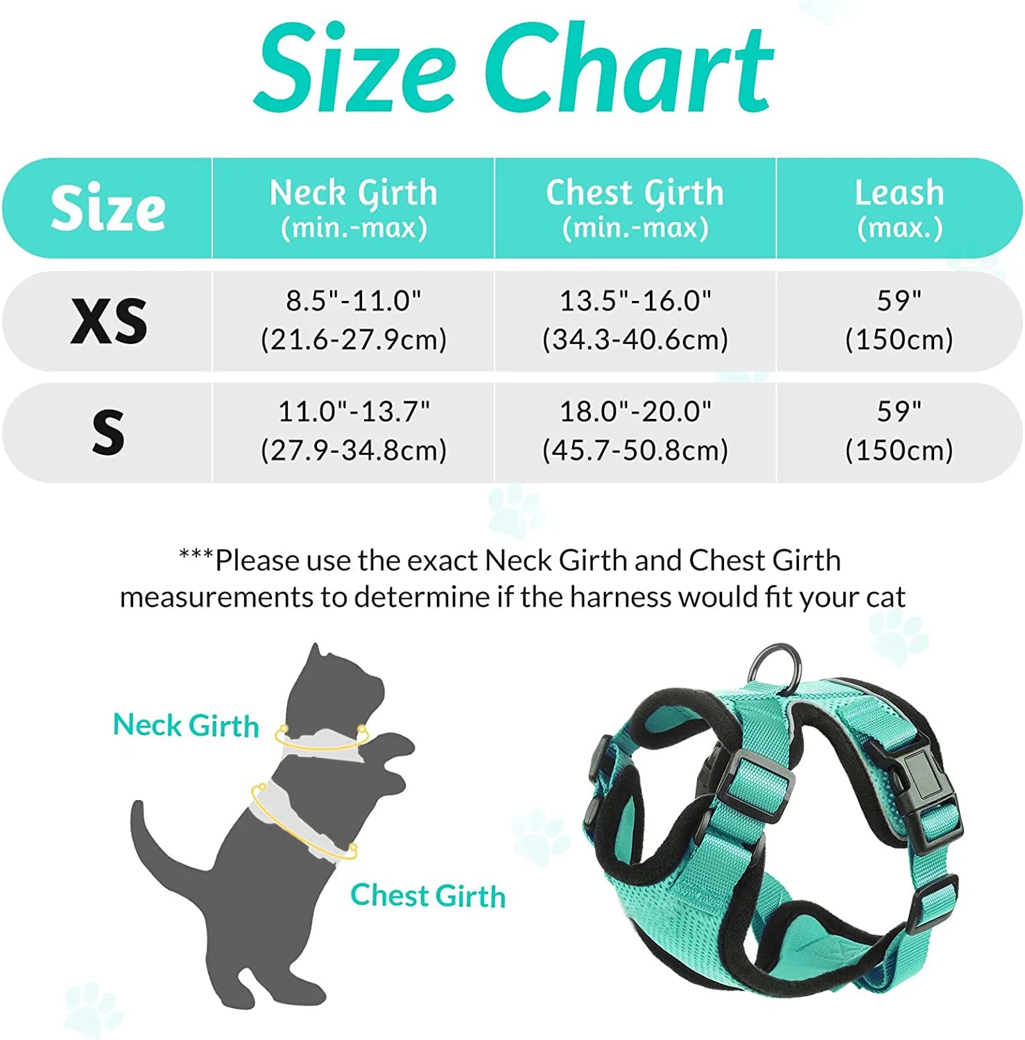 Escape-Proof Cat Harness and Leash Set